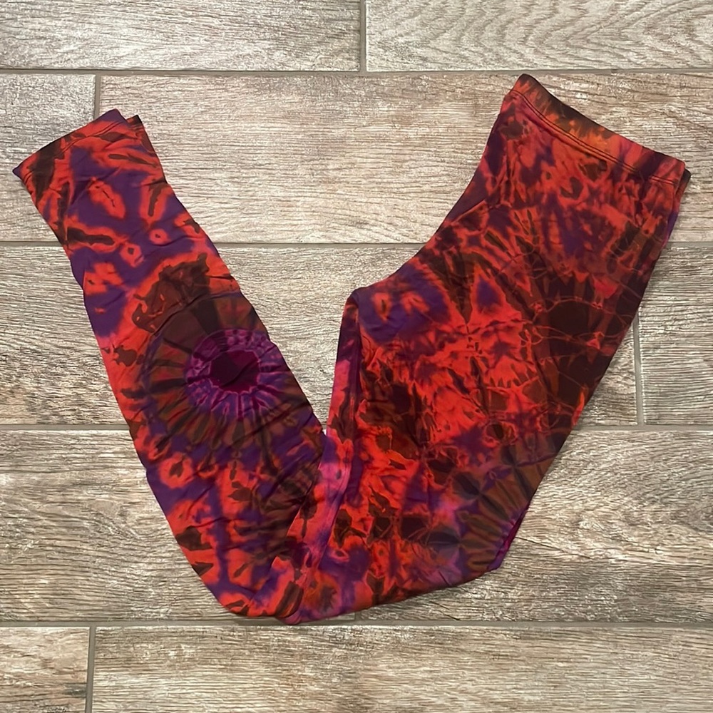 Kathmandu Products Custom Tie Dye Cotton Full Length Leggings